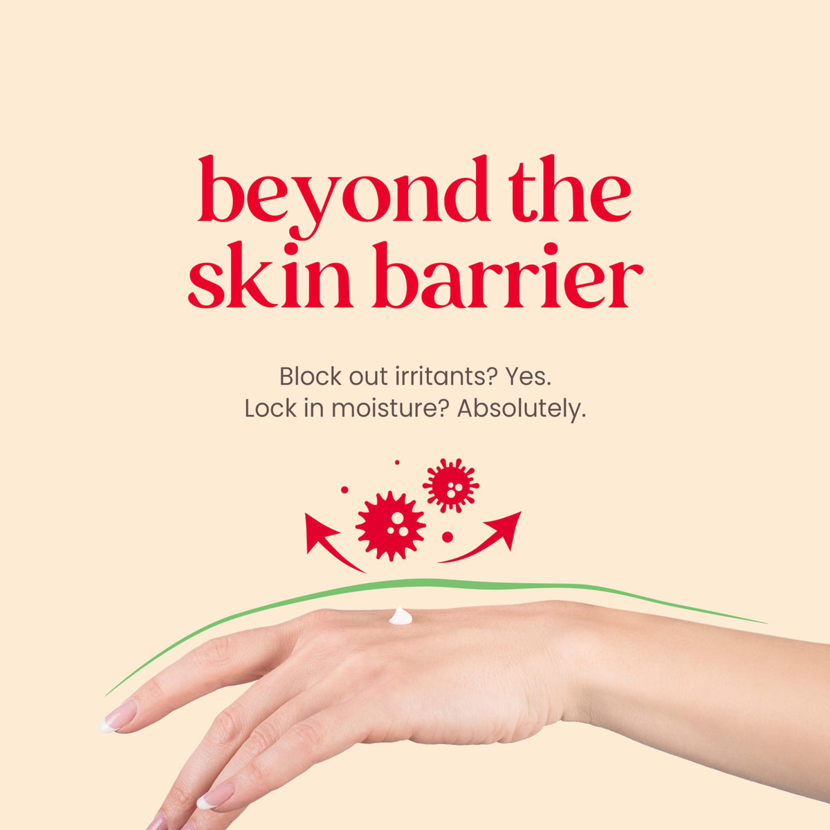 Burt's Bees lotion texture close-up demonstrating lightweight hydration