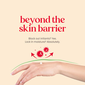 Burt's Bees lotion texture close-up demonstrating lightweight hydration