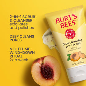 Burt's Bees tube held in hand showing 4-ounce size and travel convenience