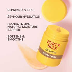 Burt's Bees twist-up dispenser close-up for easy, mess-free application