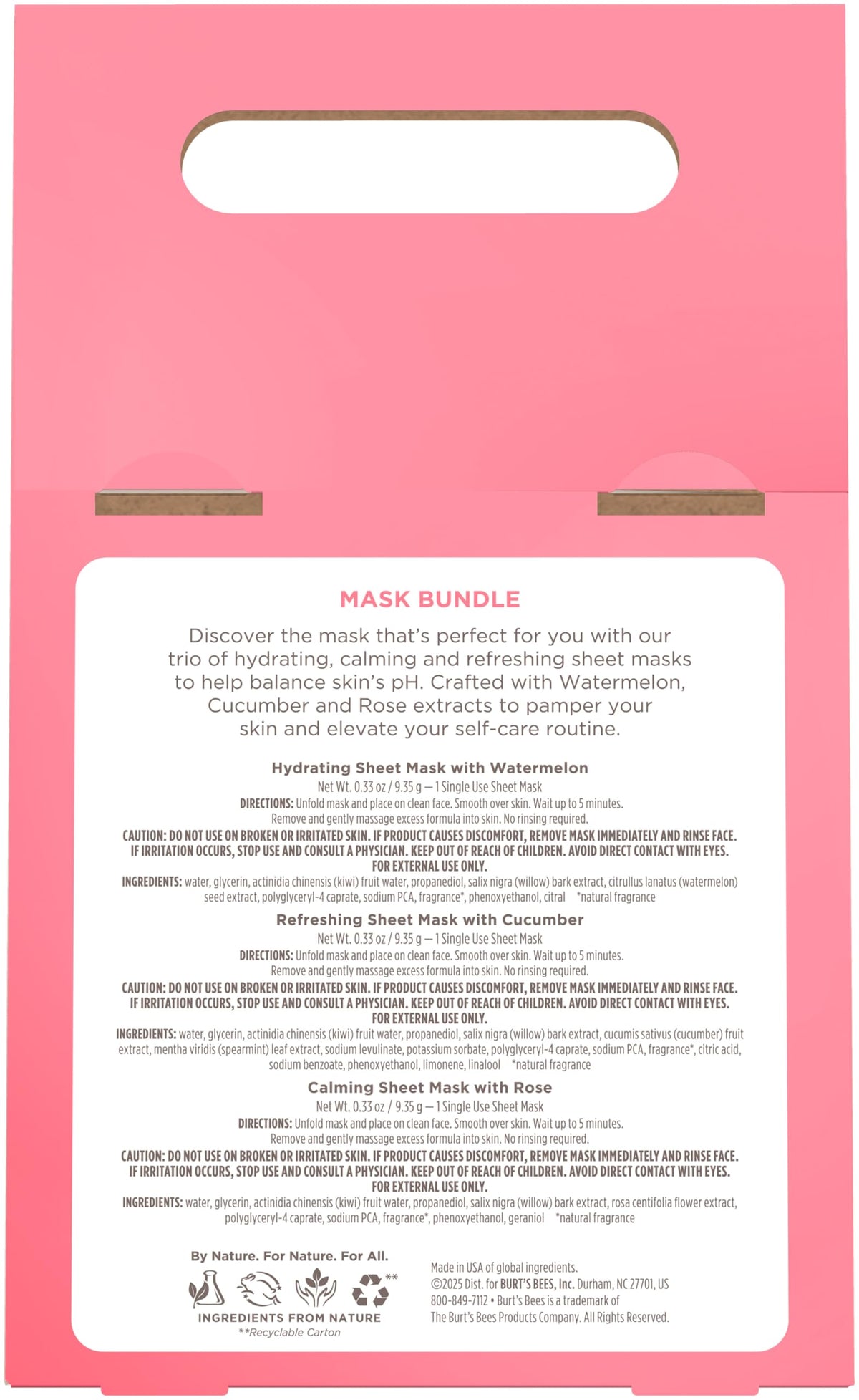 Burt's Bees usage demo on clean face showing five-minute application and easy absorption