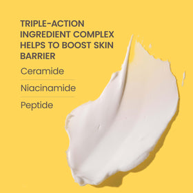 Burt's Bees being smoothed on arm showing quick-absorbing hydration