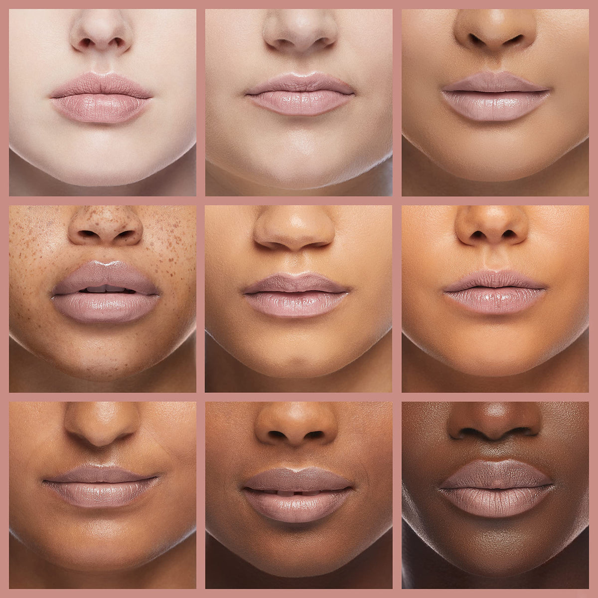 Burt's Bees Whisper single swipe on arm to show sheer pink wash and buildable color