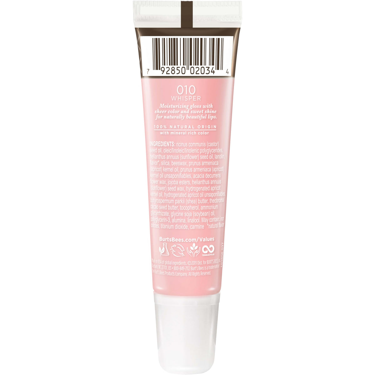 Burt's Bees Whisper in a small handbag scene showing portability and daily-use ease