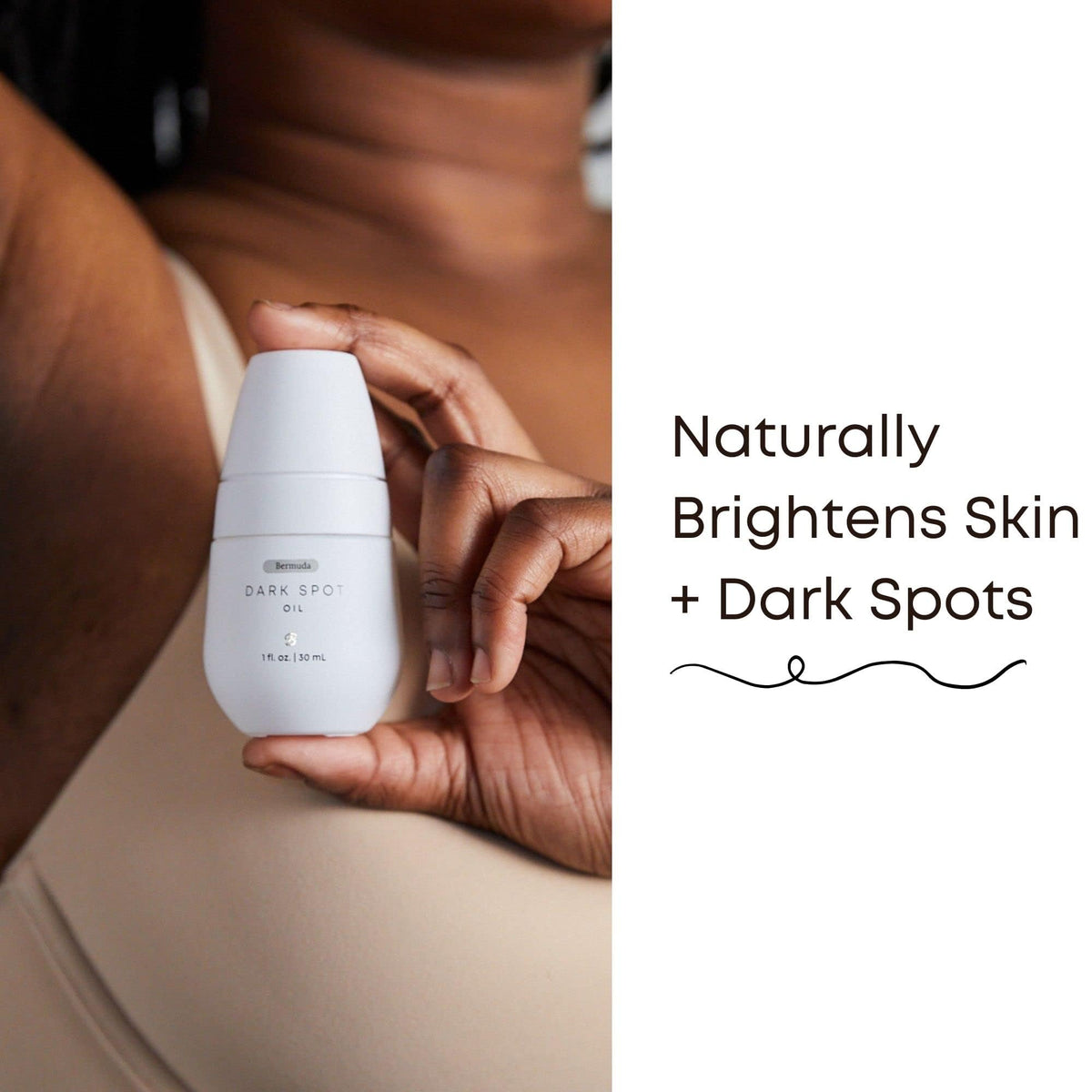 close-up of Bushbalm label highlighting natural vegan formulation benefit