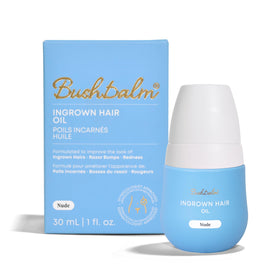 Bushbalm front bottle view showing compact 30ml size and clear labeling benefit clarity