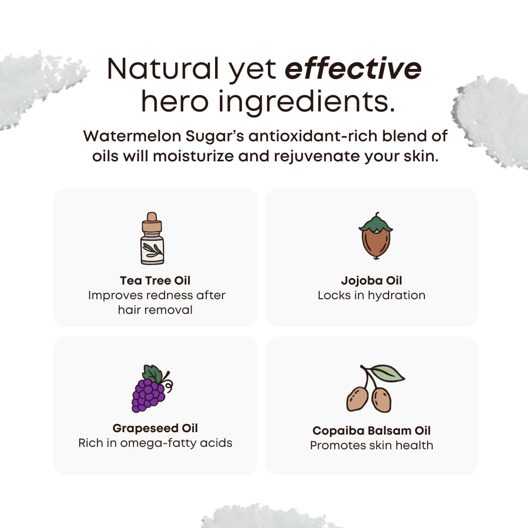 Bushbalm label and ingredients list highlighting nourishing oil blend benefit