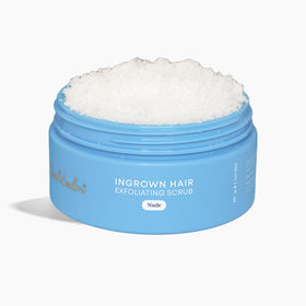 Bushbalm Nude scrub front packaging showing clean design and benefits