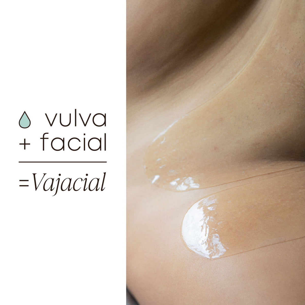 Bushbalm serum residue being massaged in to lock in moisture