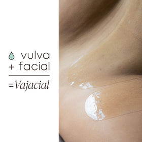 Bushbalm serum residue being massaged in to lock in moisture