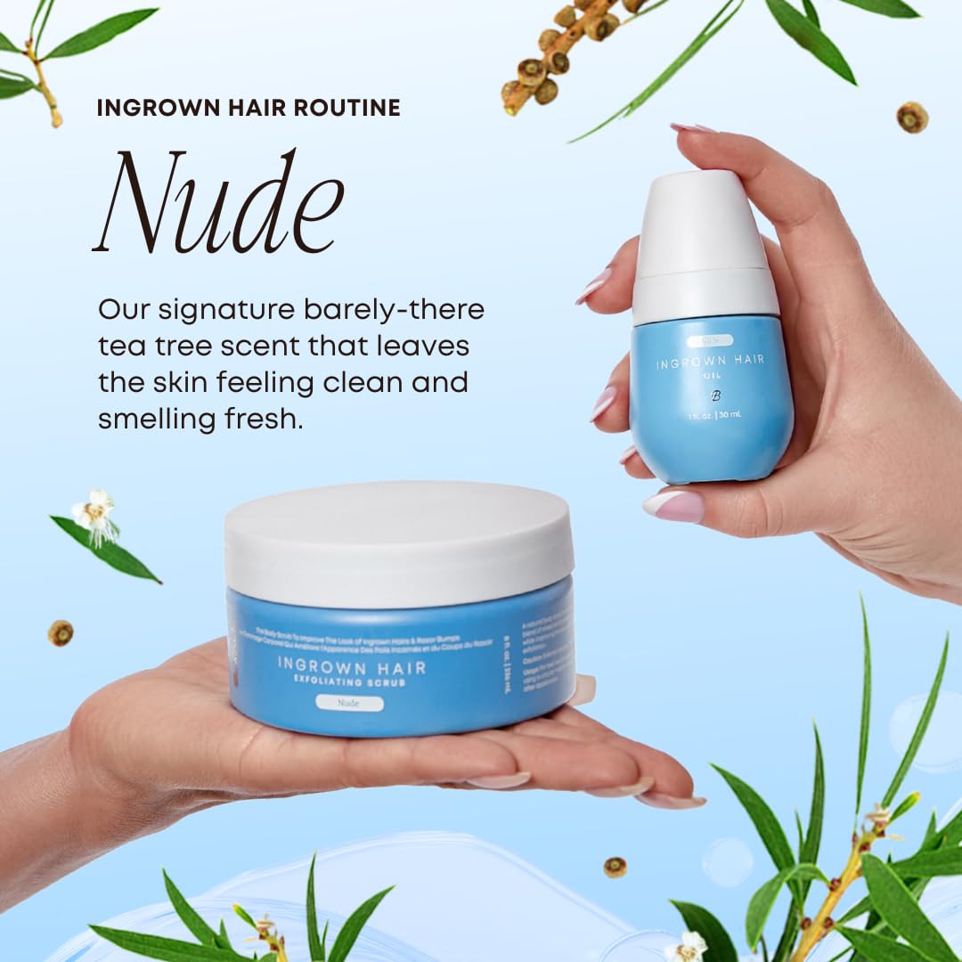 Bushbalm applied to underarm area showing reduced razor bump potential