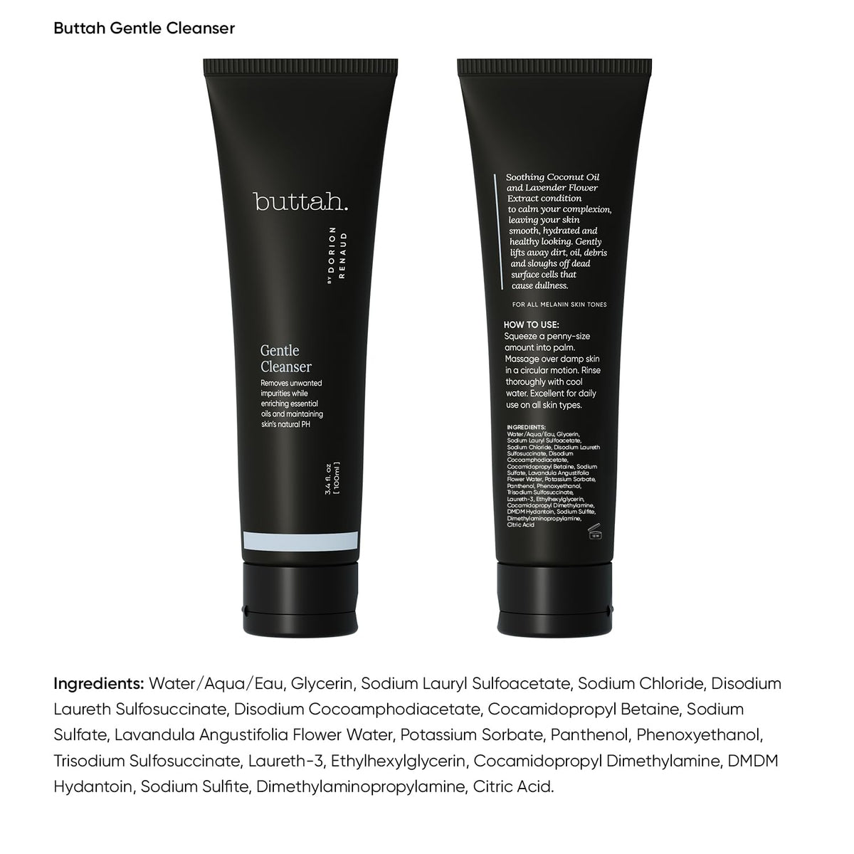 buttah cleanser on bathroom shelf in routine setting encouraging daily use