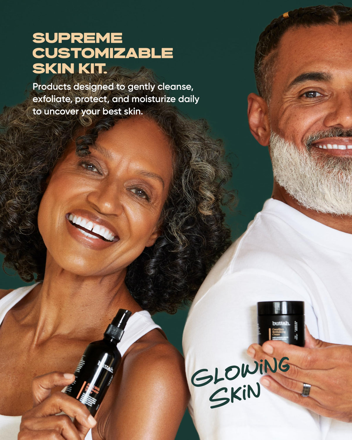 buttah. gel cleanser pump close-up cleansing demo for brighter skin