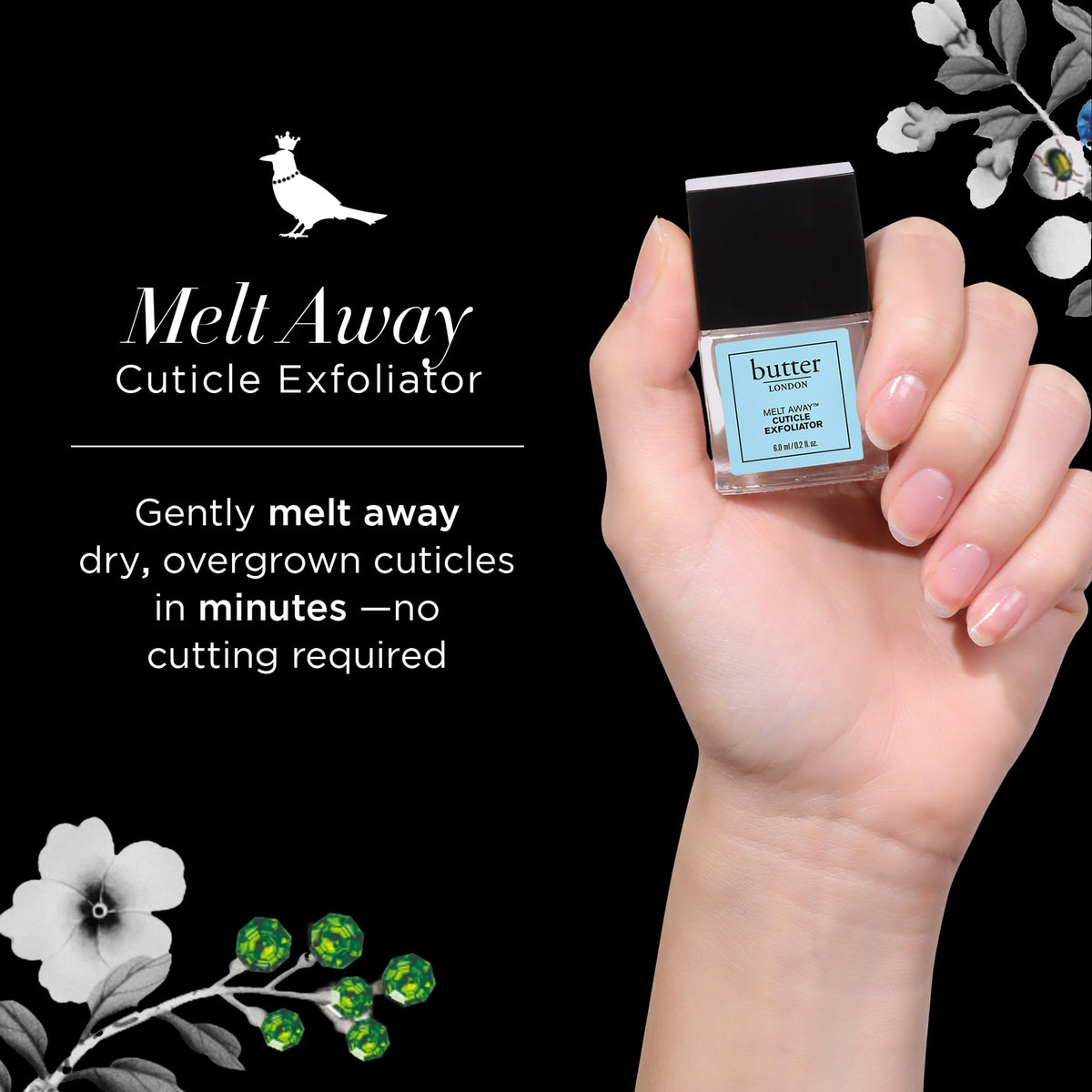 butter LONDON close-up of dropper liquid texture demonstrating fast absorption