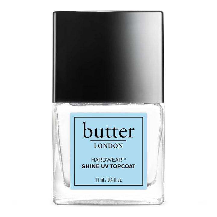 butter LONDON front bottle showing glossy topcoat benefit
