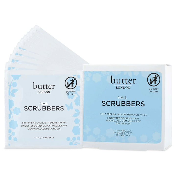 butter LONDON front packaging showing sealed 10-count travel pack and convenience