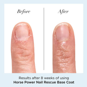 butter LONDON basecoat applied on a nail showing even coverage and strengthening benefit