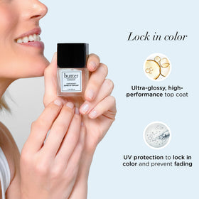 butter LONDON before and after nails demonstrating chip resistance