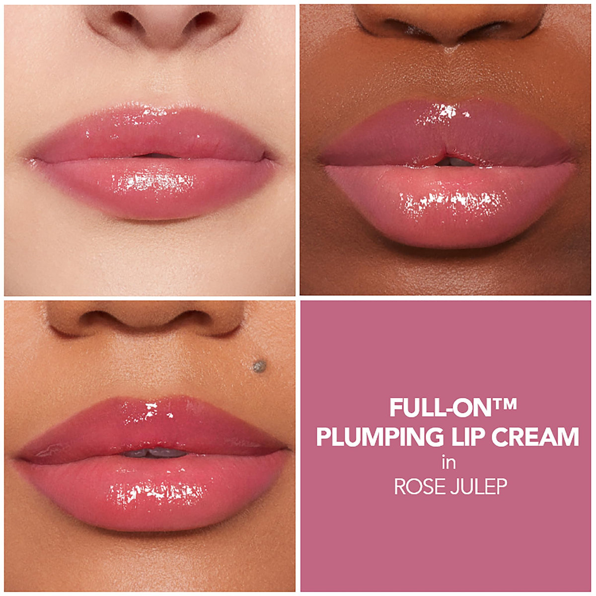 Buxom applicator wand with creamy texture demonstrating smooth application