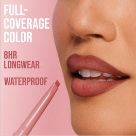 BUXOM Dangerous Dolly swatch on skin showing true shade and pigmentation benefit