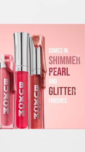 Buxom lifestyle evening look with glossy, shimmering brown-mauve lips