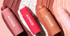 BUXOM lifestyle shot in a makeup bag showing ready-to-wear convenience