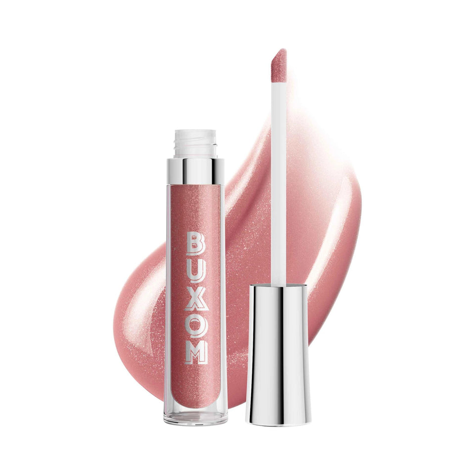 BUXOM front packaging showing product name and glossy finish benefit