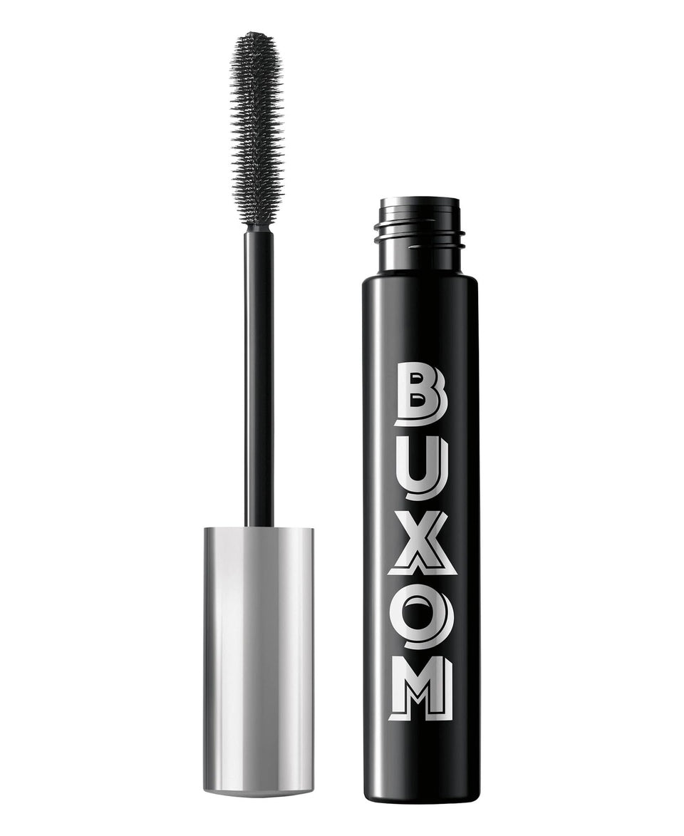Buxom front packaging showing full-size mascara and bold branding for dramatic volume
