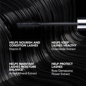 Buxom open tube tip revealing dense formula that builds volume without clumps