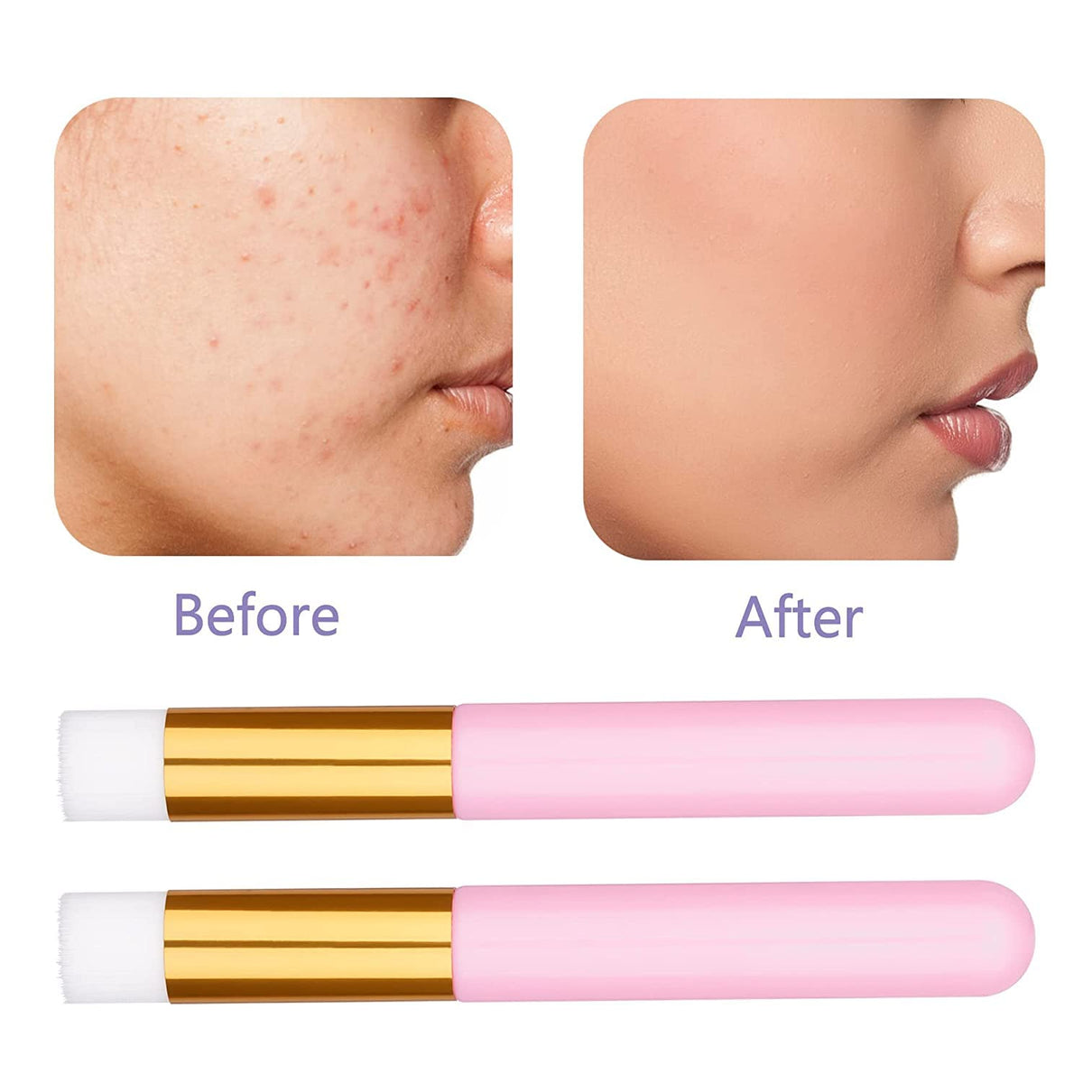 Buytta brush cleaning eyelash extensions demonstrating safe residue removal benefit