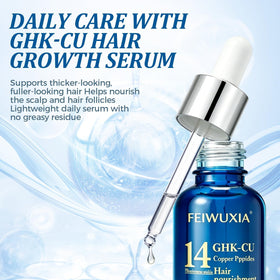 bvanarn dropper application placing serum on scalp for precise targeted benefit