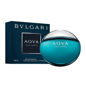 Bvlgari Aqua bottle front view showing elegant design and quick identification benefit