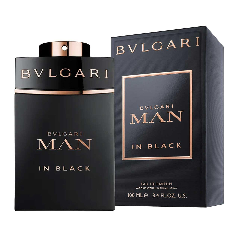 Bvlgari bottle front view showing bold design and premium appeal