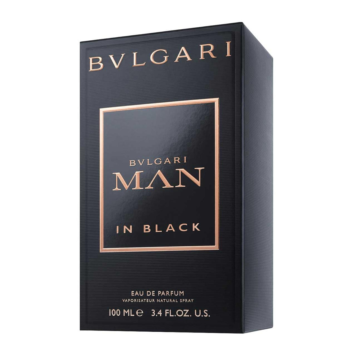 Bvlgari EDP 3.4 oz held in hand showing scale and portability