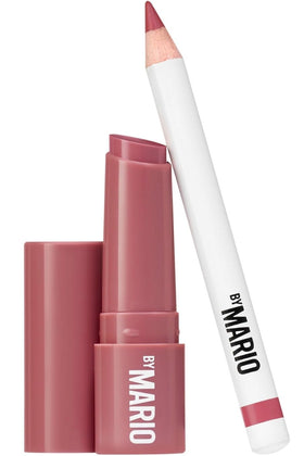 MAKEUP BY MARIO front packaging showing both mini serum and pencil for easy gifting