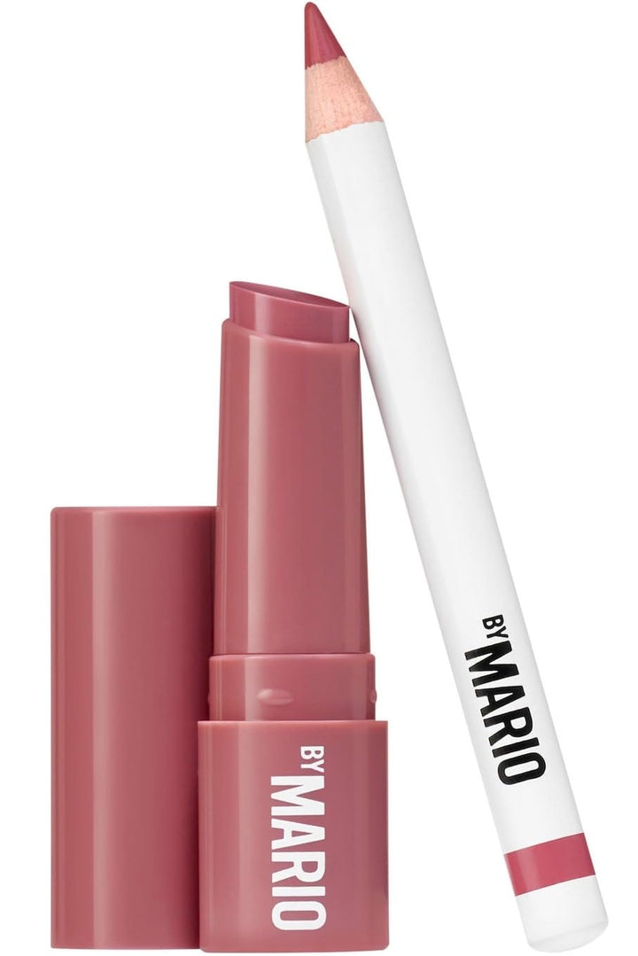 MAKEUP BY MARIO front packaging showing both mini serum and pencil for easy gifting