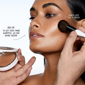 BY MARIO SoftSculpt open close-up of creamy texture illustrating blendability and lightweight finish benefits
