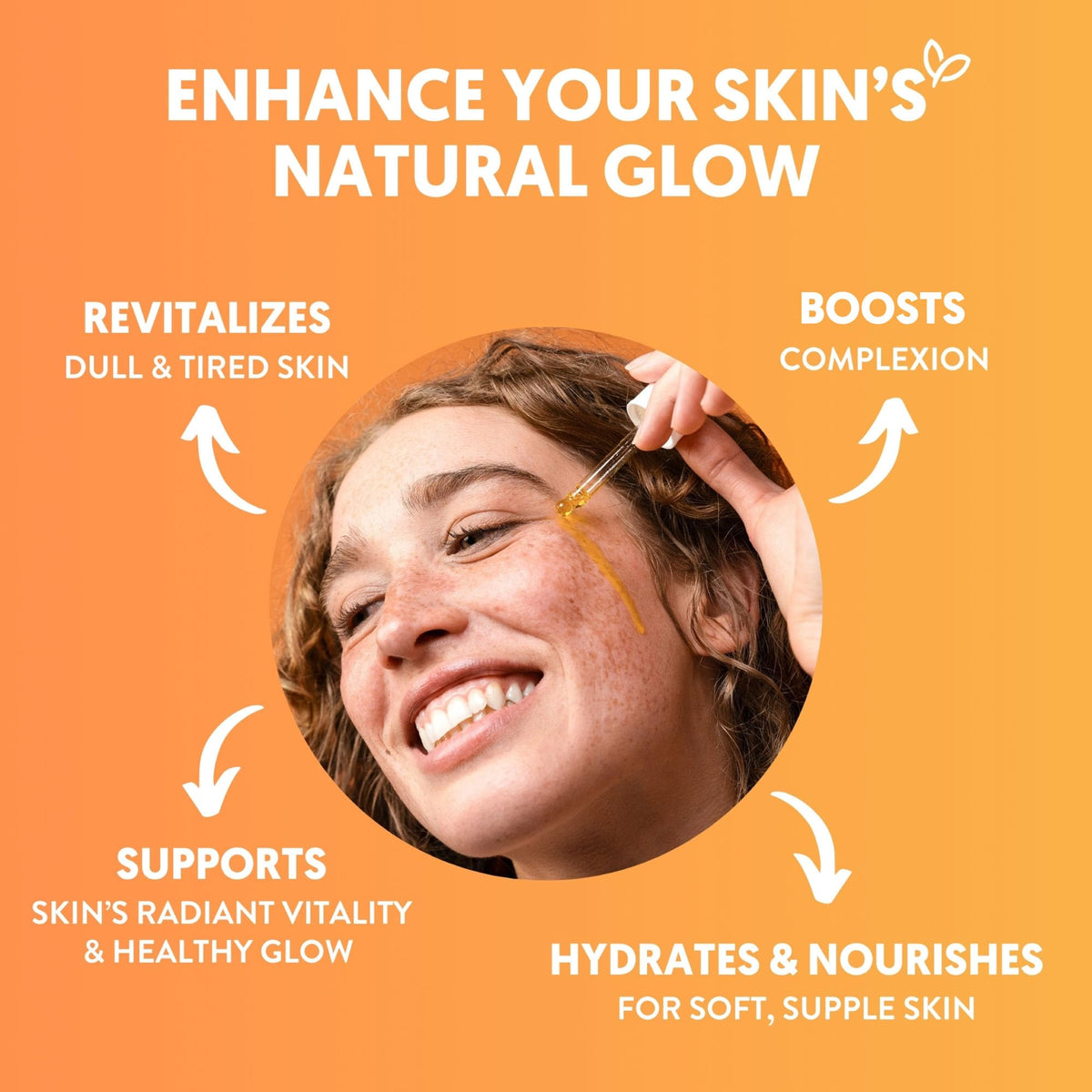 By Nature oil texture on skin illustrating fast absorption and a non-greasy hydrated finish
