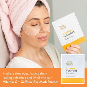 By Nature close-up of a single under eye patch highlighting texture