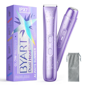 BYART front view of the dual-head trimmer showing ergonomic design and portability