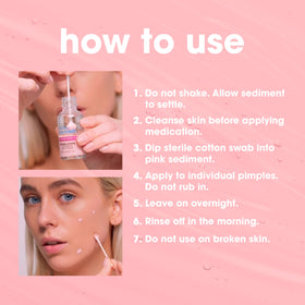 Bye Bye Blemish applied on back and shoulder demonstrating versatile body use benefit multi-area care