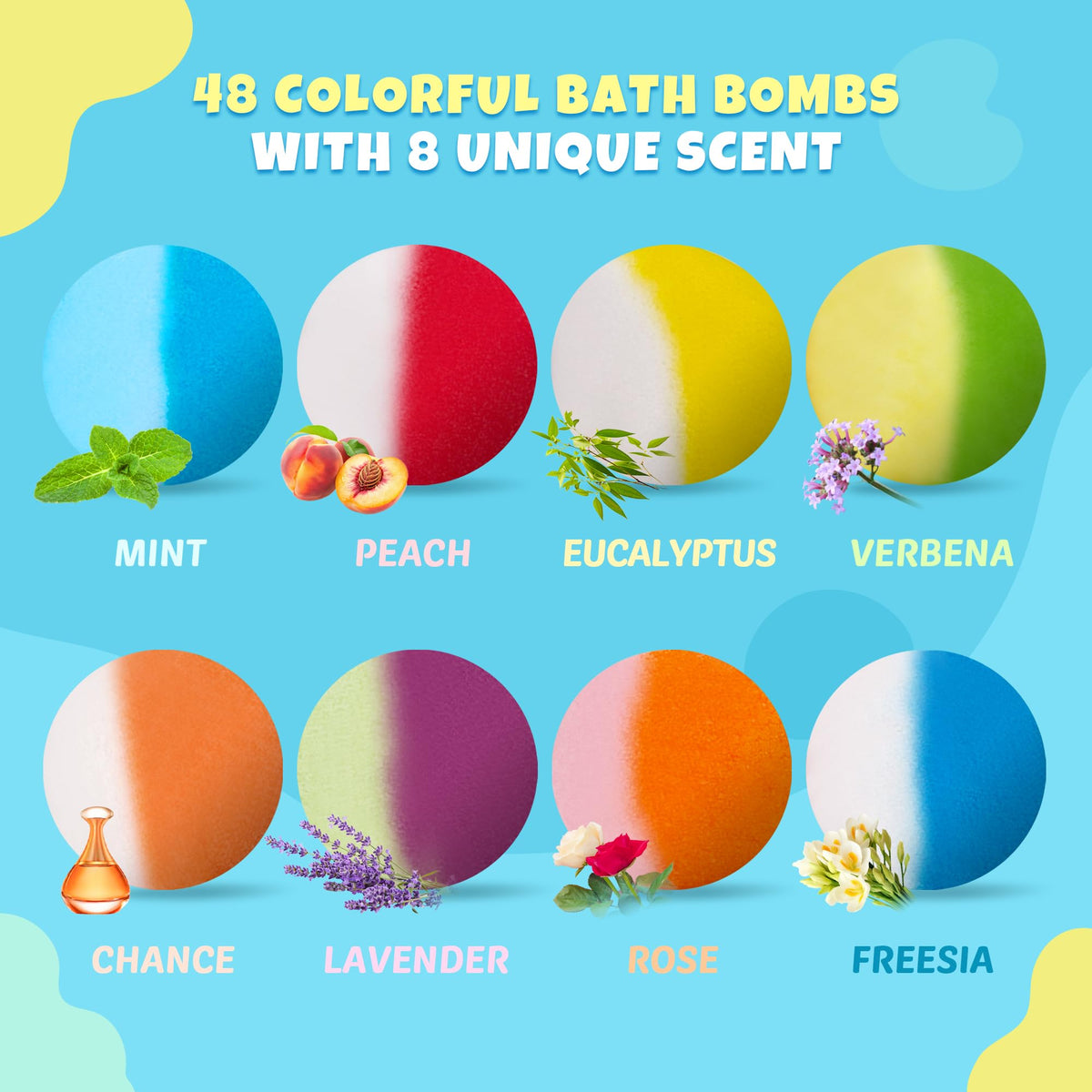BYGGVIR colorful bath water fizzing with bubbles providing sensory play