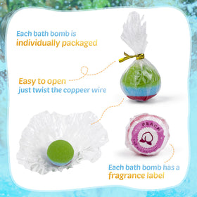 BYGGVIR individual wrapper and twist-tie detail showing scent label clarity