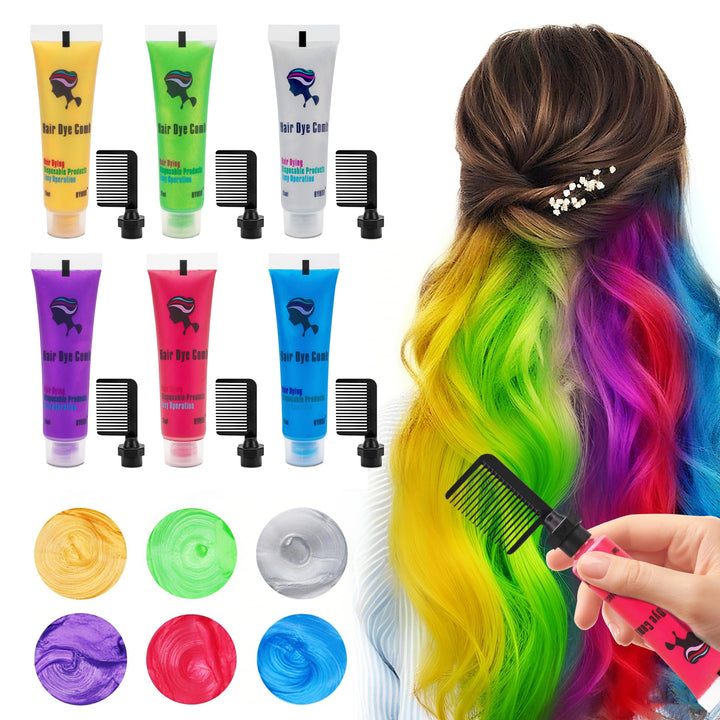 Byhoo front packaging showing six color tubes and labels, clear product overview