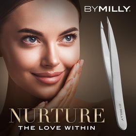 By MILLY tweezers with protective case and packaging for safe storage