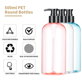 Bynccea pump bottle on bathroom counter illustrating visible contents and neat dispensary benefit