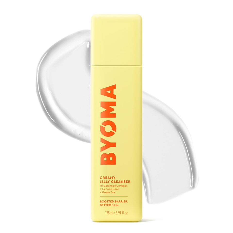 BYOMA front packaging showing bottle and calming label, conveys reassurance