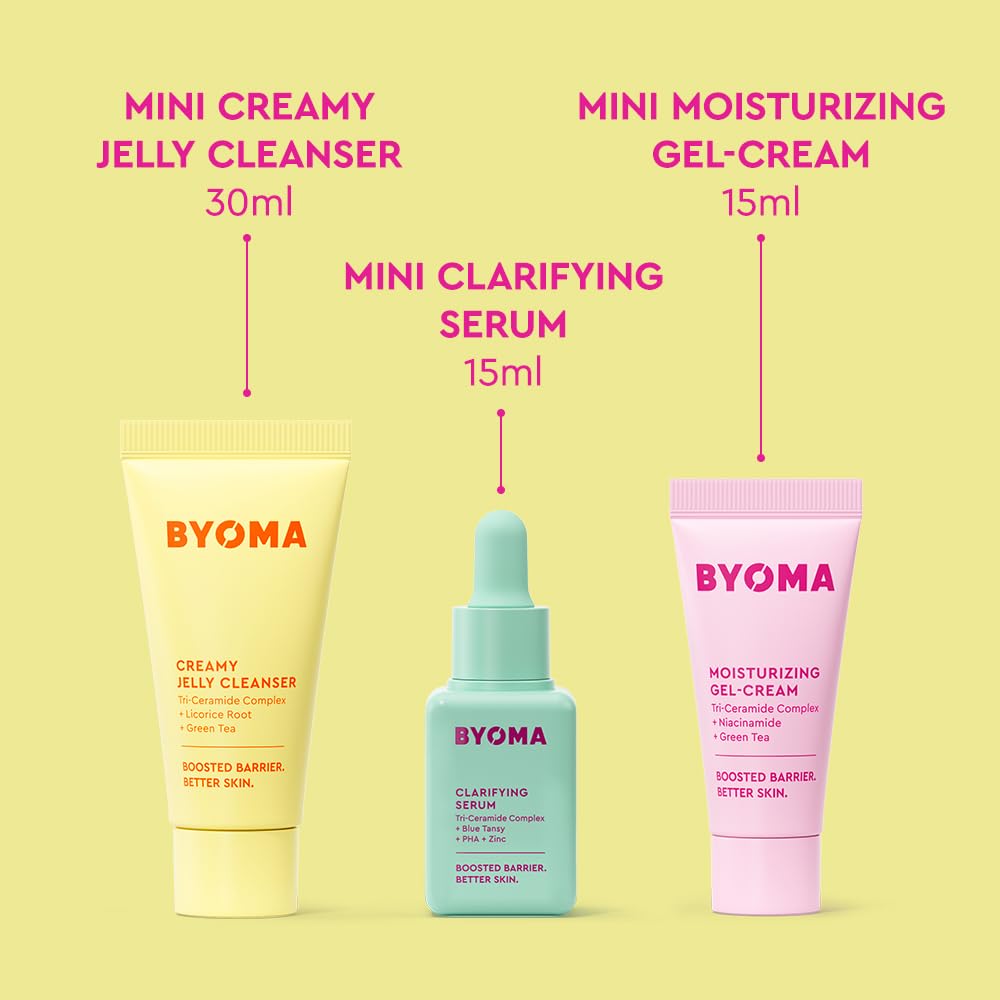 BYOMA creamy jelly cleanser texture close-up hydrates without stripping