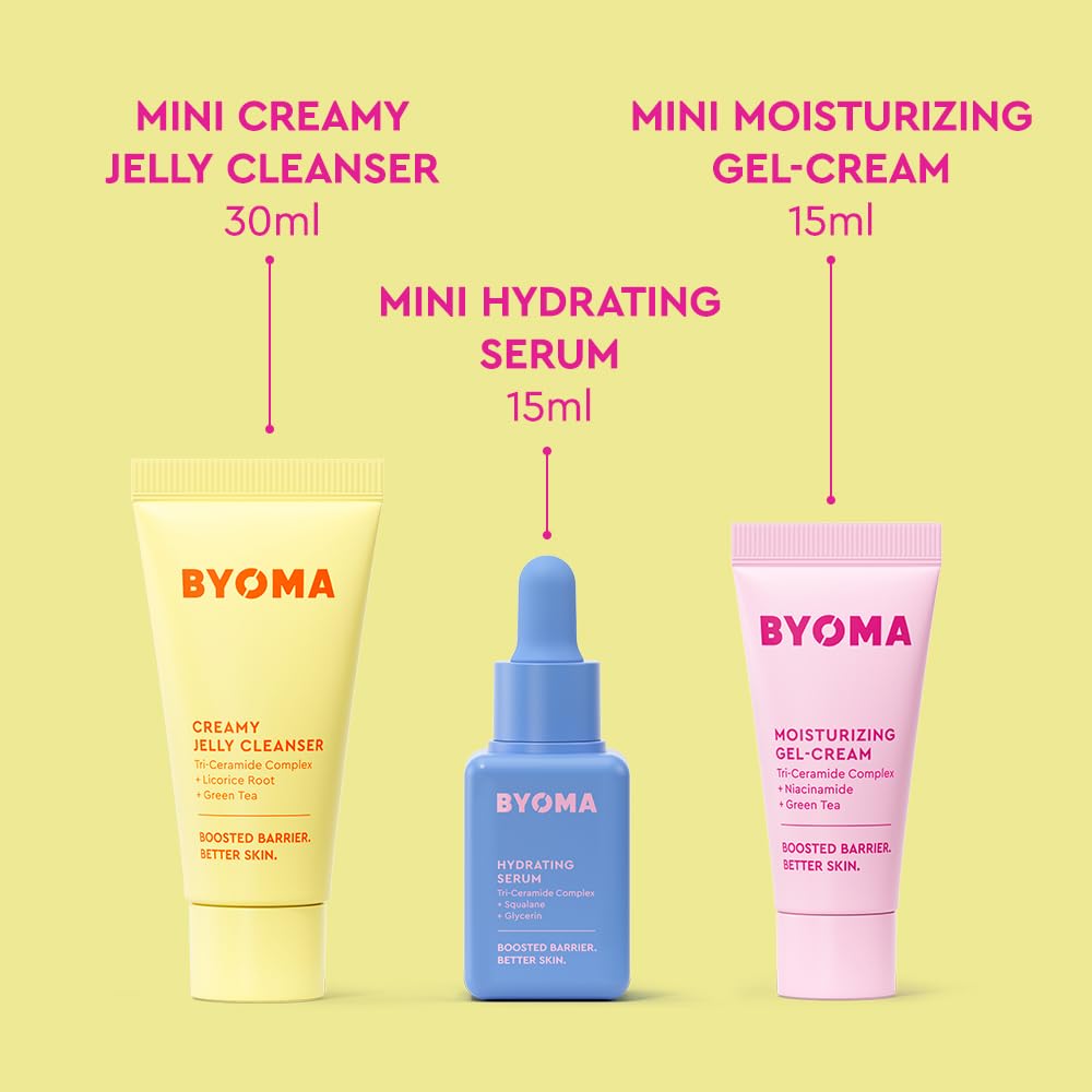 BYOMA creamy jelly cleanser texture closeup highlighting gentle hydrating foam