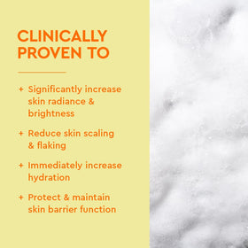 BYOMA creamy lather close-up demonstrating rich texture and gentle cleanse